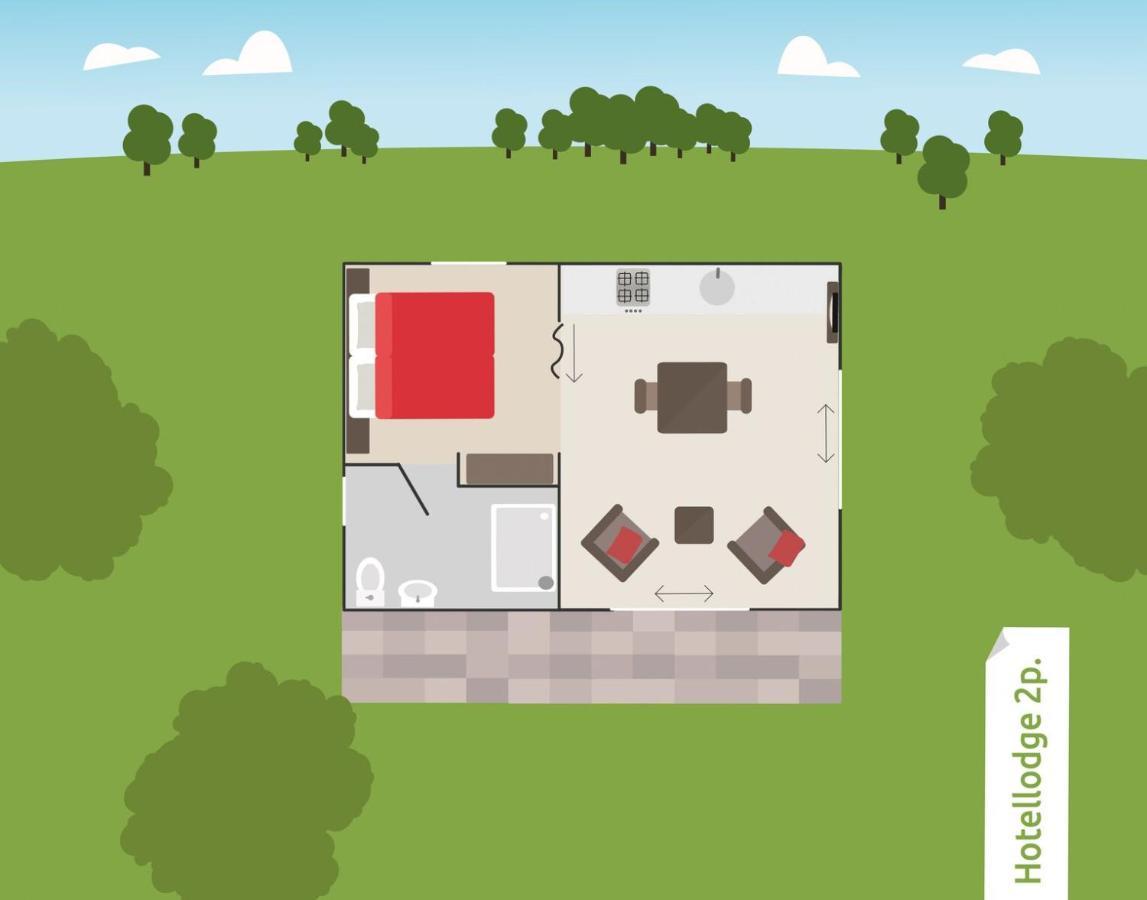 2-Persoons Hotellodge Voorthuizen Luaran gambar